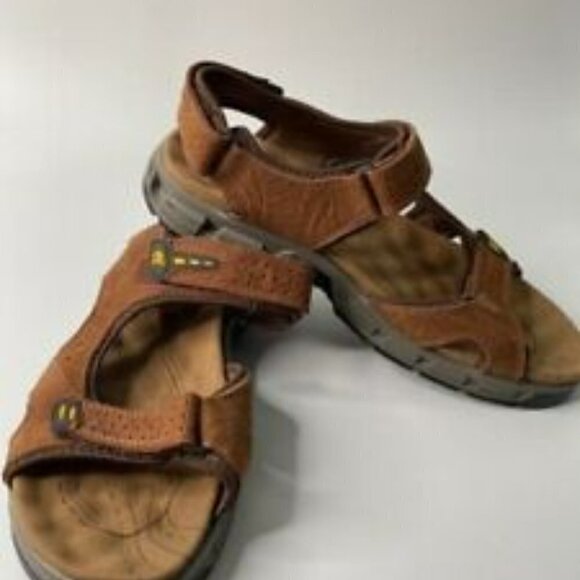 CAMEL CROWN Men Leather Sandals for Outdoor Hiking Walking Beach Sports Size 11 - Picture 5 of 7